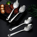 Durable Anti-rust Stainless Steel Colander, Noodle Spoon, Deep-Fried Skimmer Spoon for Kitchen